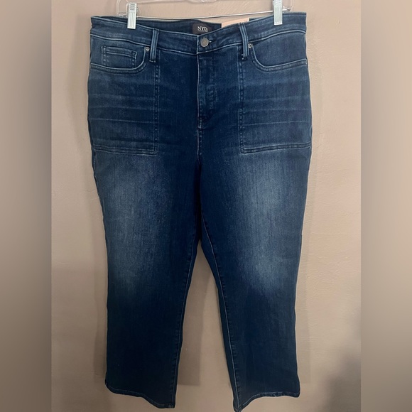 NYDJ Denim - NYDJ Blue Ankle Cropped Jeans